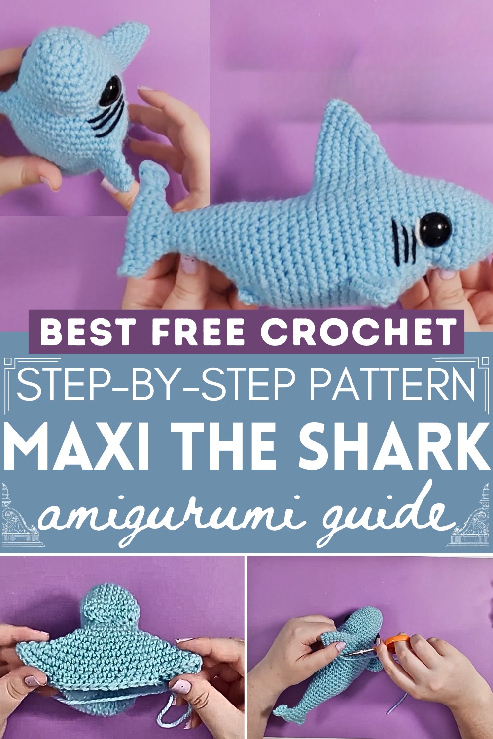 Maxi the Shark Amigurumi