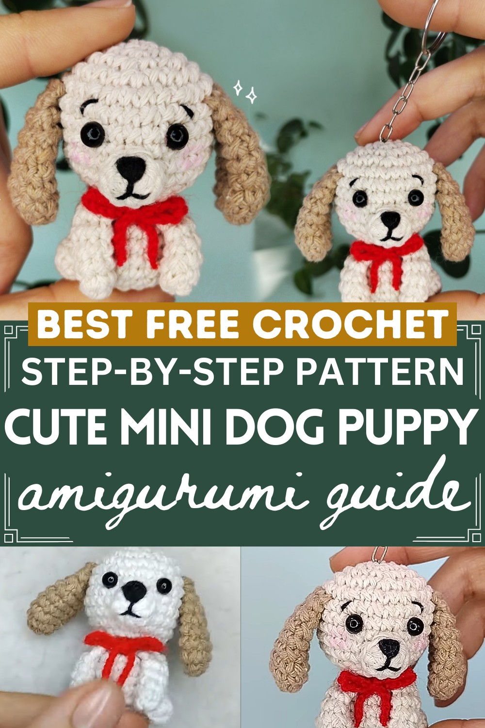 Mini Crochet Dog