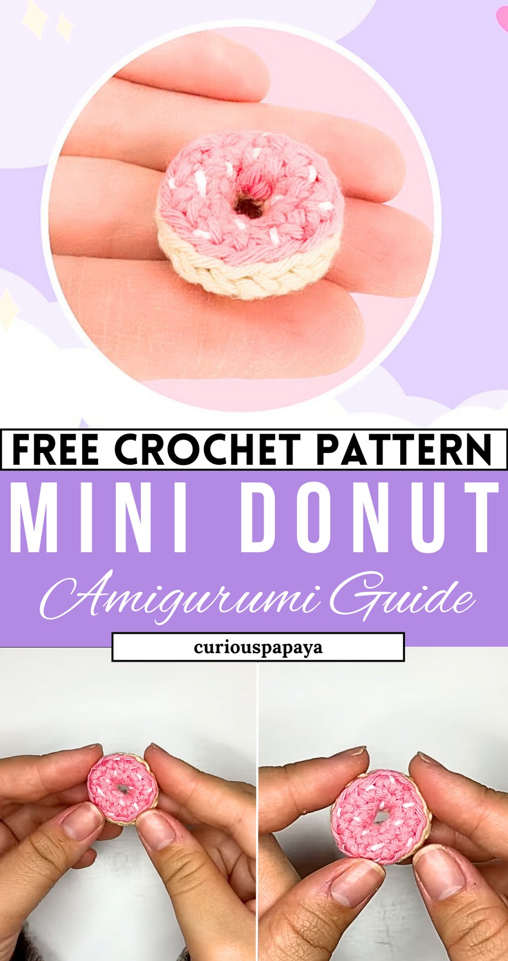 Mini Donut Crochet Tutorial