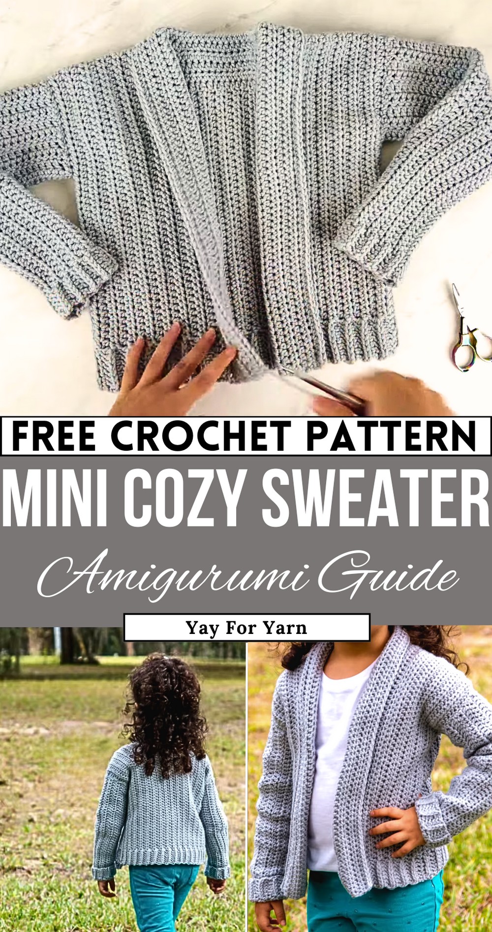 Mini Kids Sweater Crochet Pattern