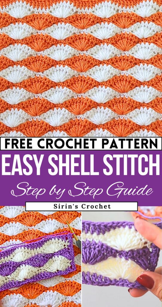Stitched Shell Patterns 10 Free Crochet Shell Stitch Ideas for Beginners and Experts - Crochet ...