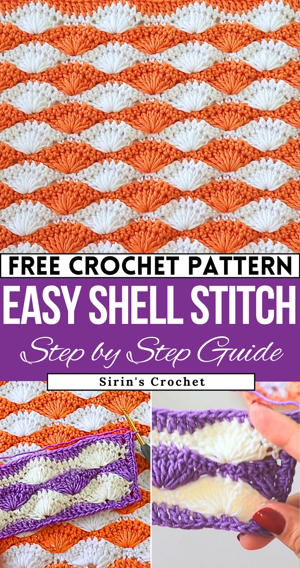 Quick and Easy Crochet Shell Stitch