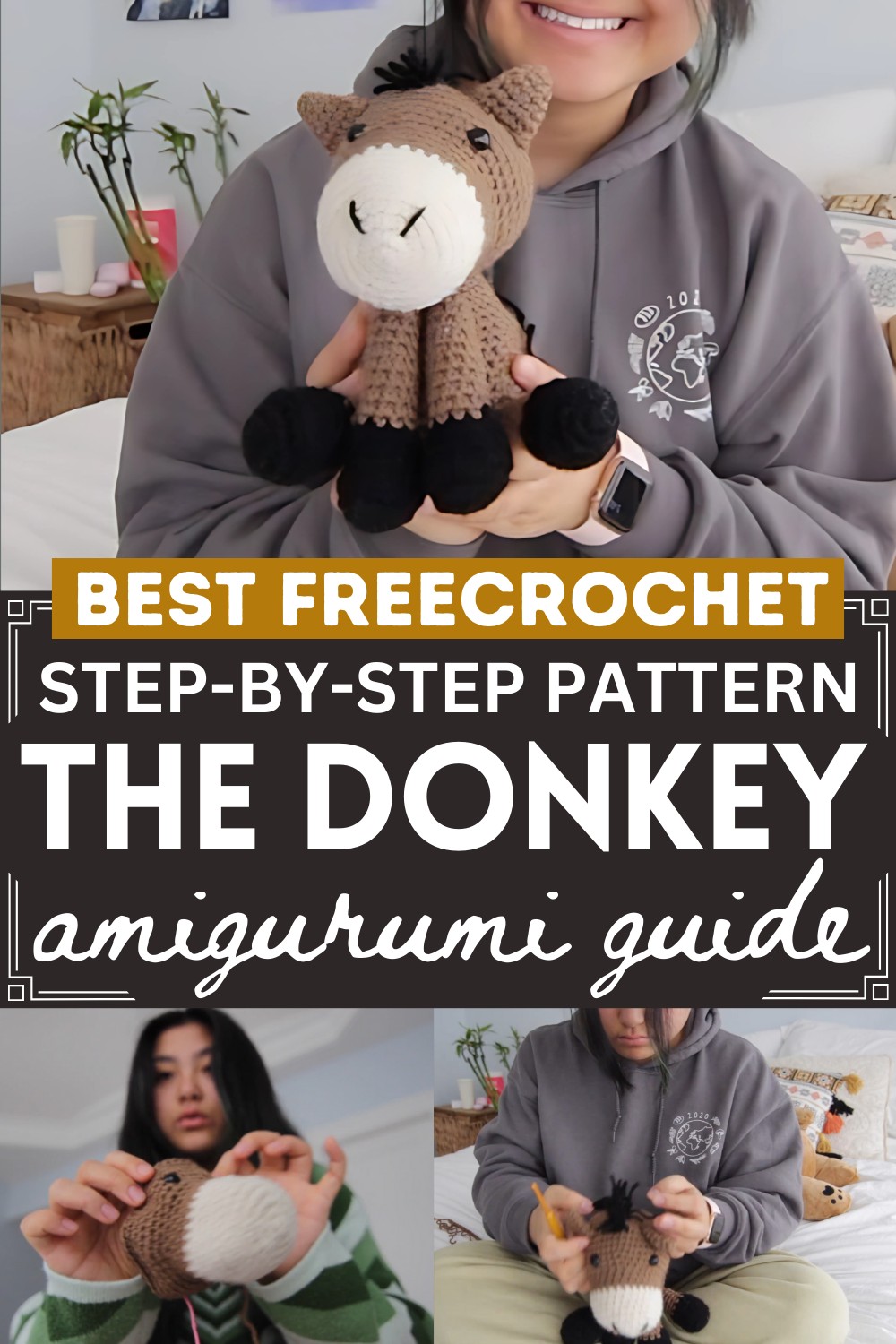 Start To Finish Amigurumi Donkey