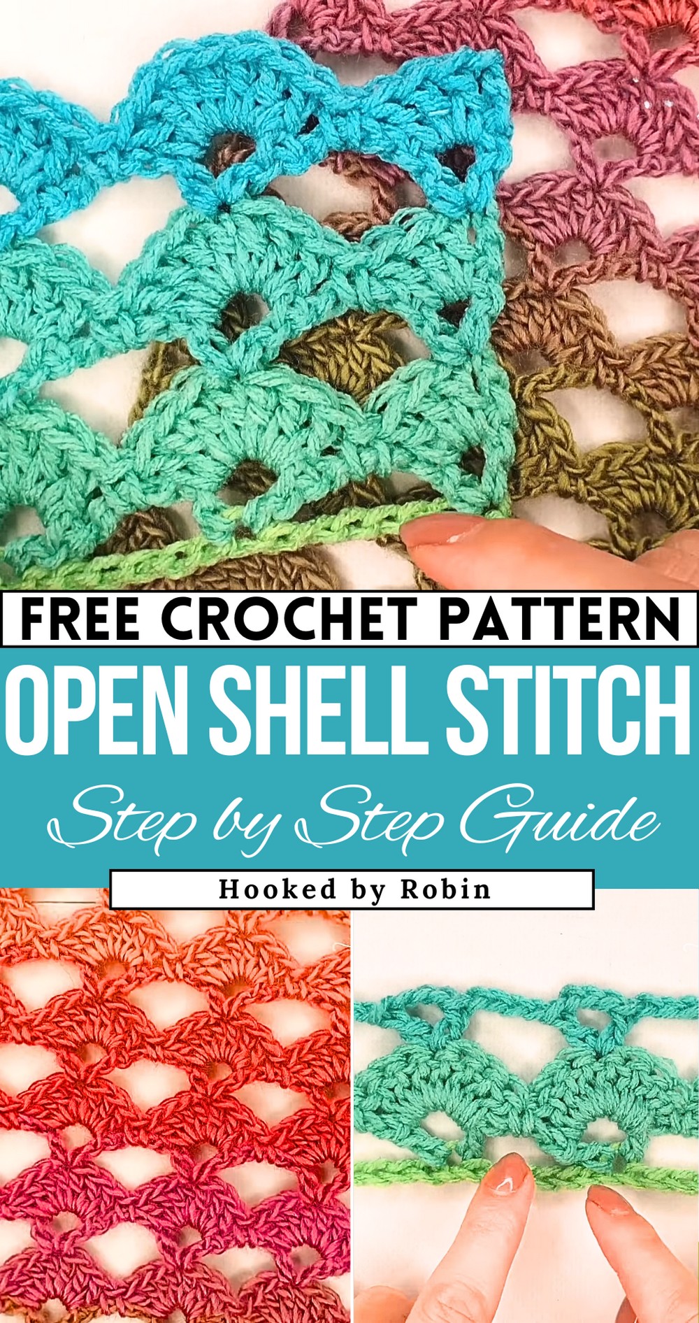 Stylish Crochet Open Shells Stitch
