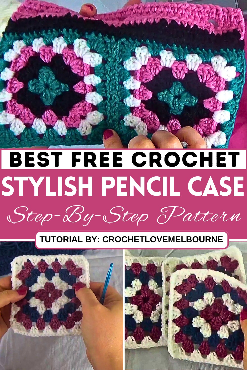 Stylish Pencil Case Pattern Free Crochet Pattern