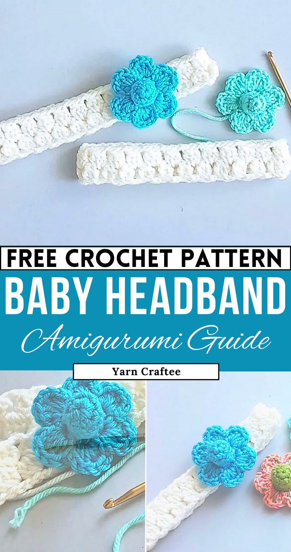 Super Quick And Easy Beginner Crochet Baby Headband