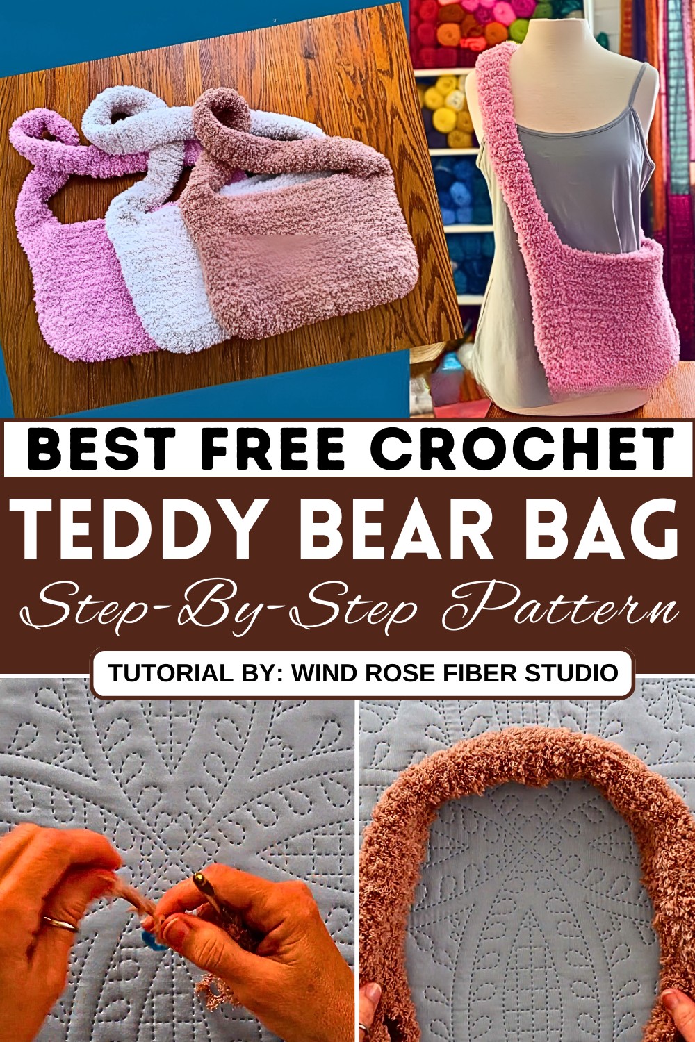 The Teddy Bear Crossbody Crochet Tutorial