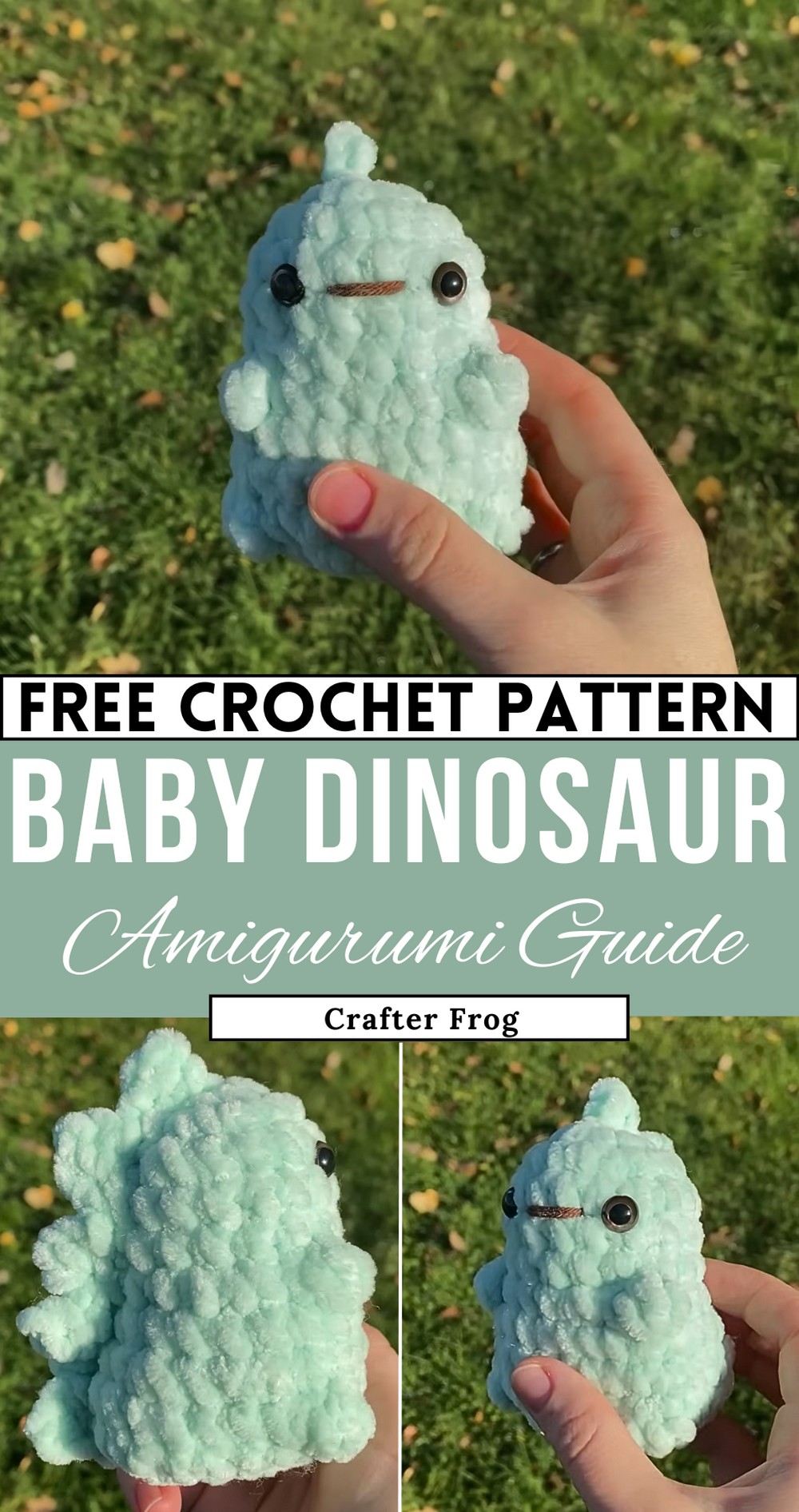 Beginner Tutorial How To Crochet Baby Dinosaur