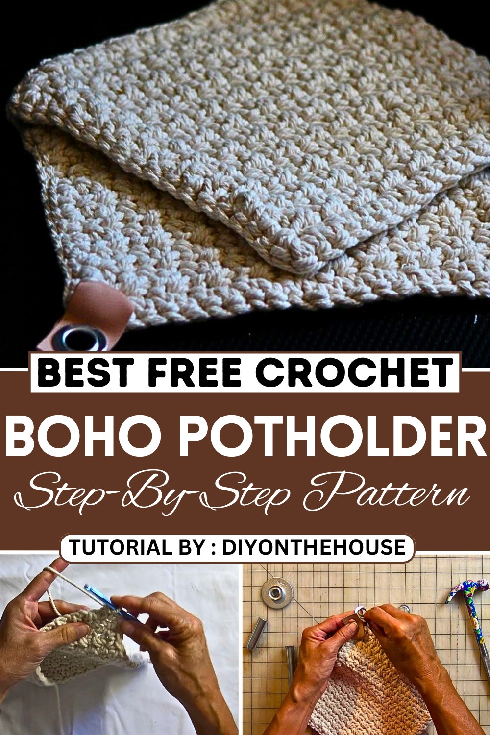 Boho Crochet Hot Pad Pattern