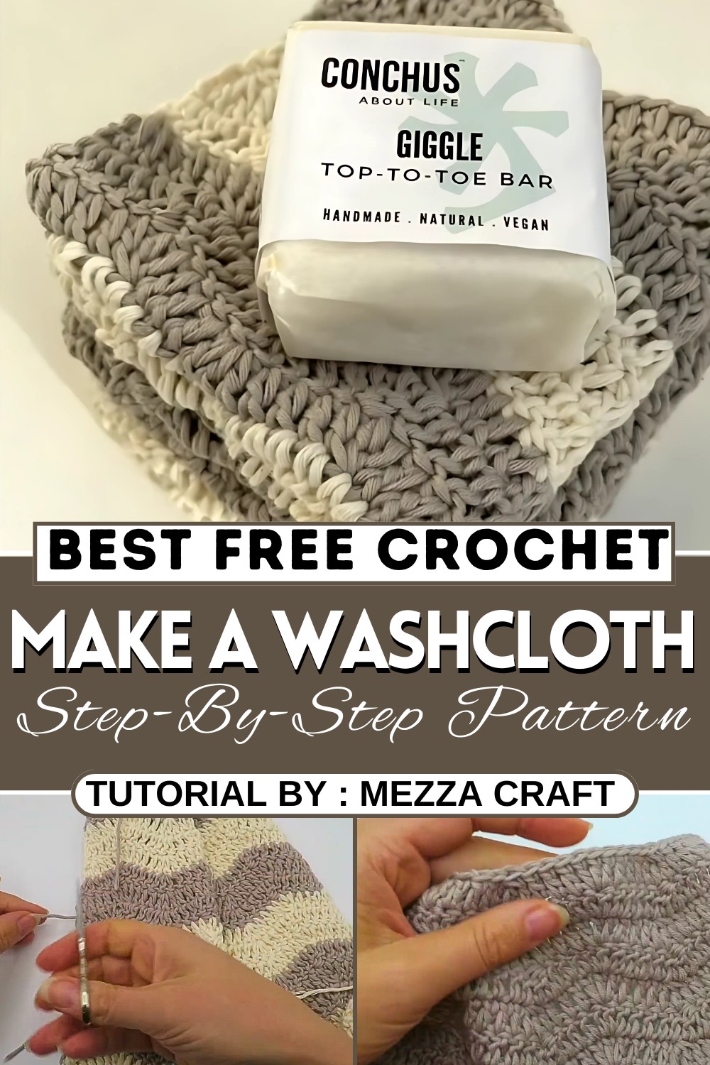 Chevron Crochet Stitch - Make a Washcloth