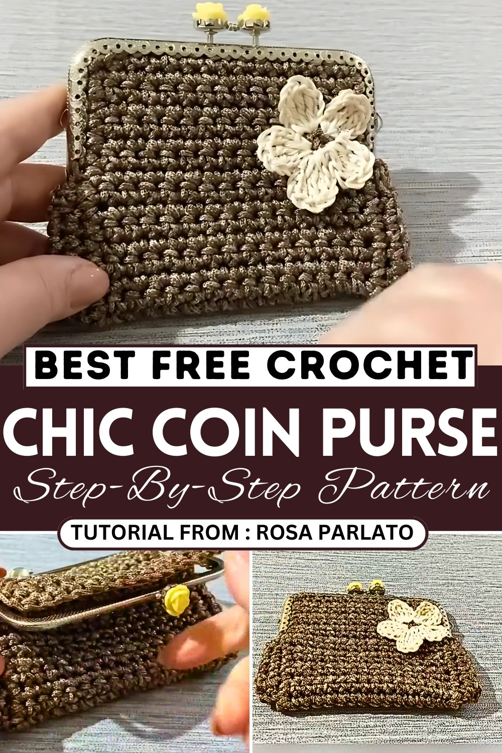 Chic Crochet Coin Purse Creative and Cute Pattern