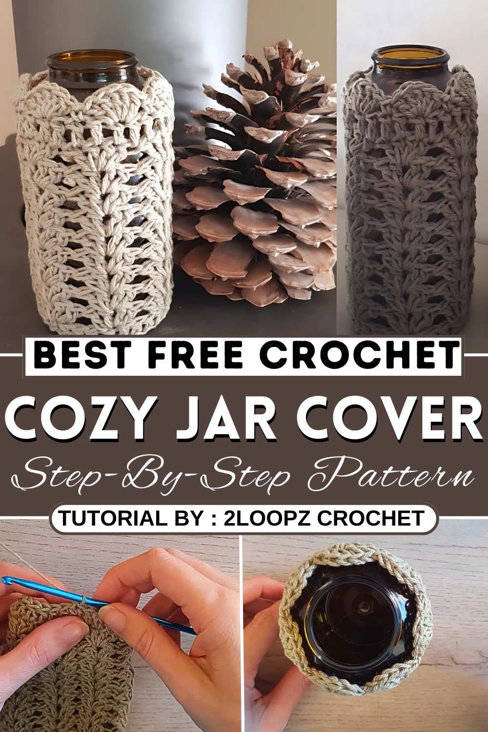 Crochet A Jar Cover Pattern