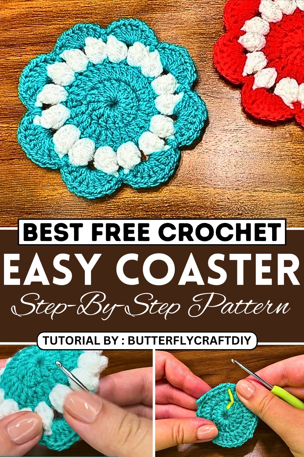 Crochet Easy Coaster Free Pattern