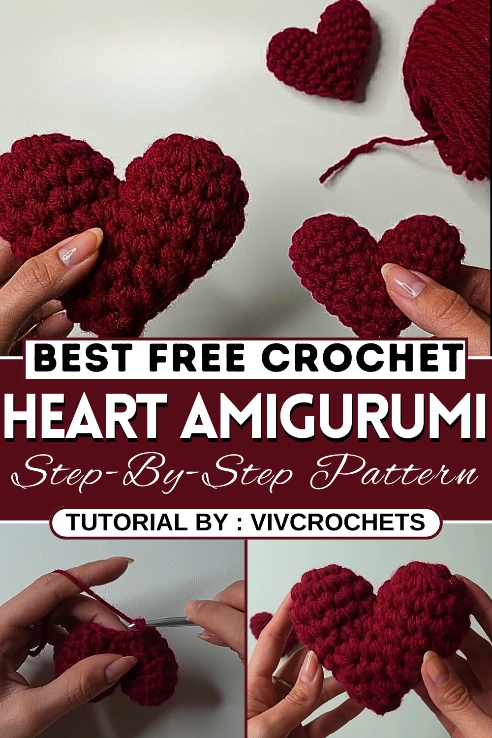 Crochet Heart Amigurumi Tutorial