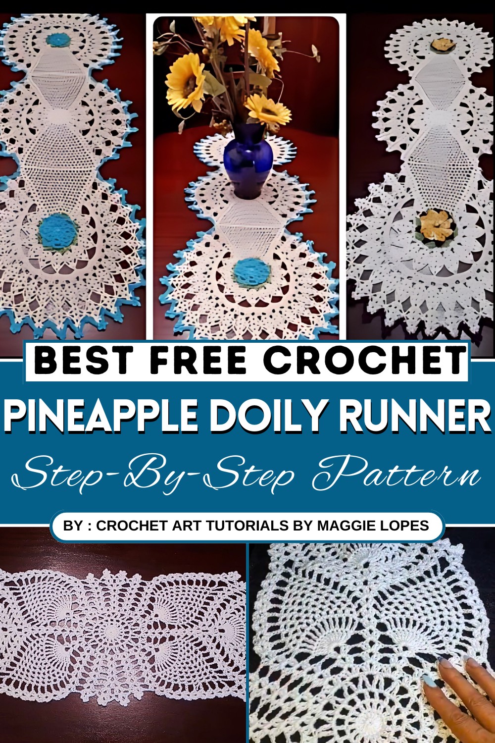 Crochet Medium To Long Pineapple Doily