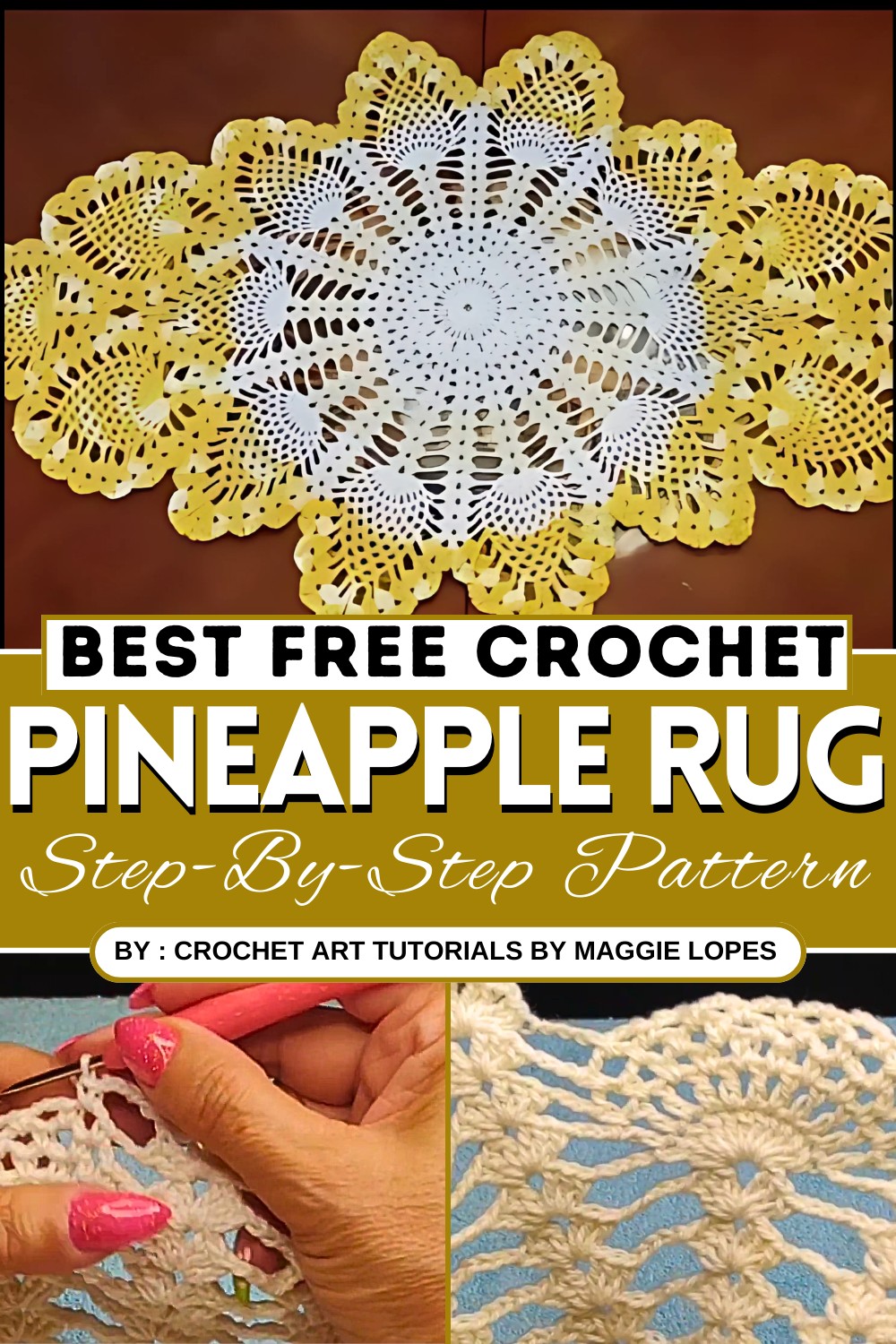 Crochet Pineapple Runner Re- Creation