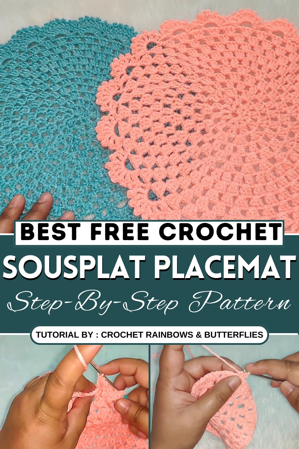 Crochet Placemat Sousplat Tutorial