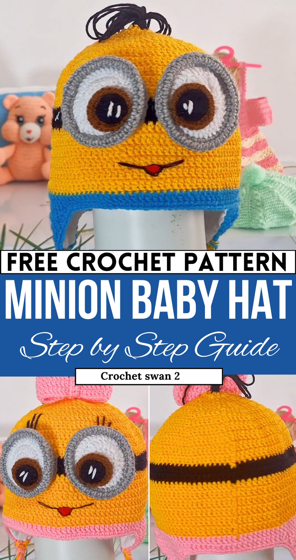 Crochet a Cute Minion Baby Hat Sizes for Every Little One