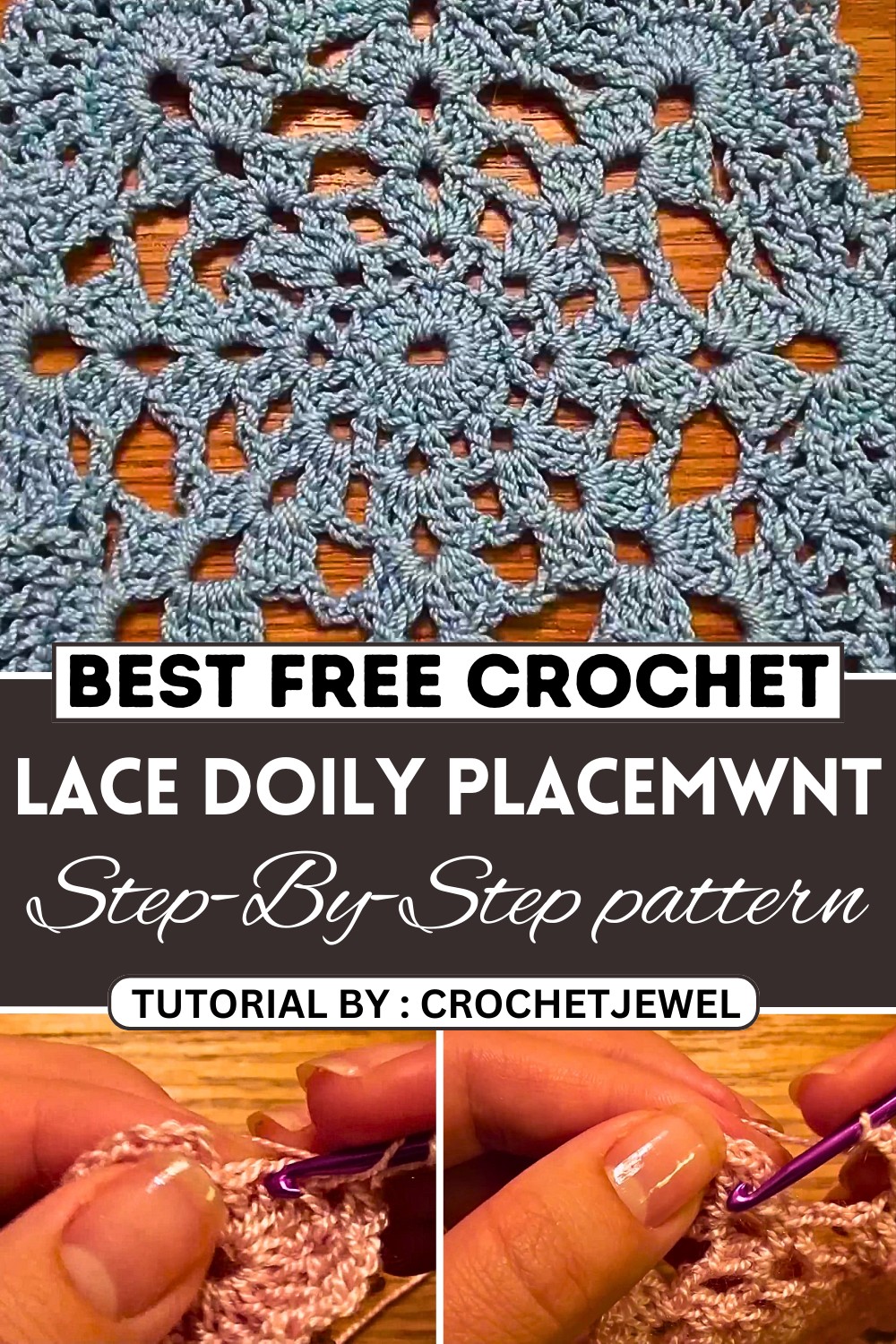 Crochet a Lace Doily Tutorial for Beginners