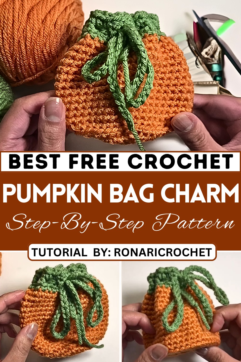 Crochet a Small Pumpkin Pouch