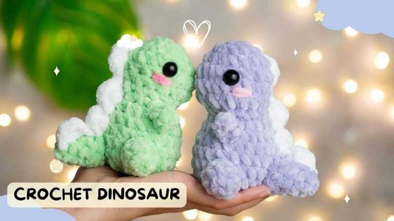 Crochet dinosaur