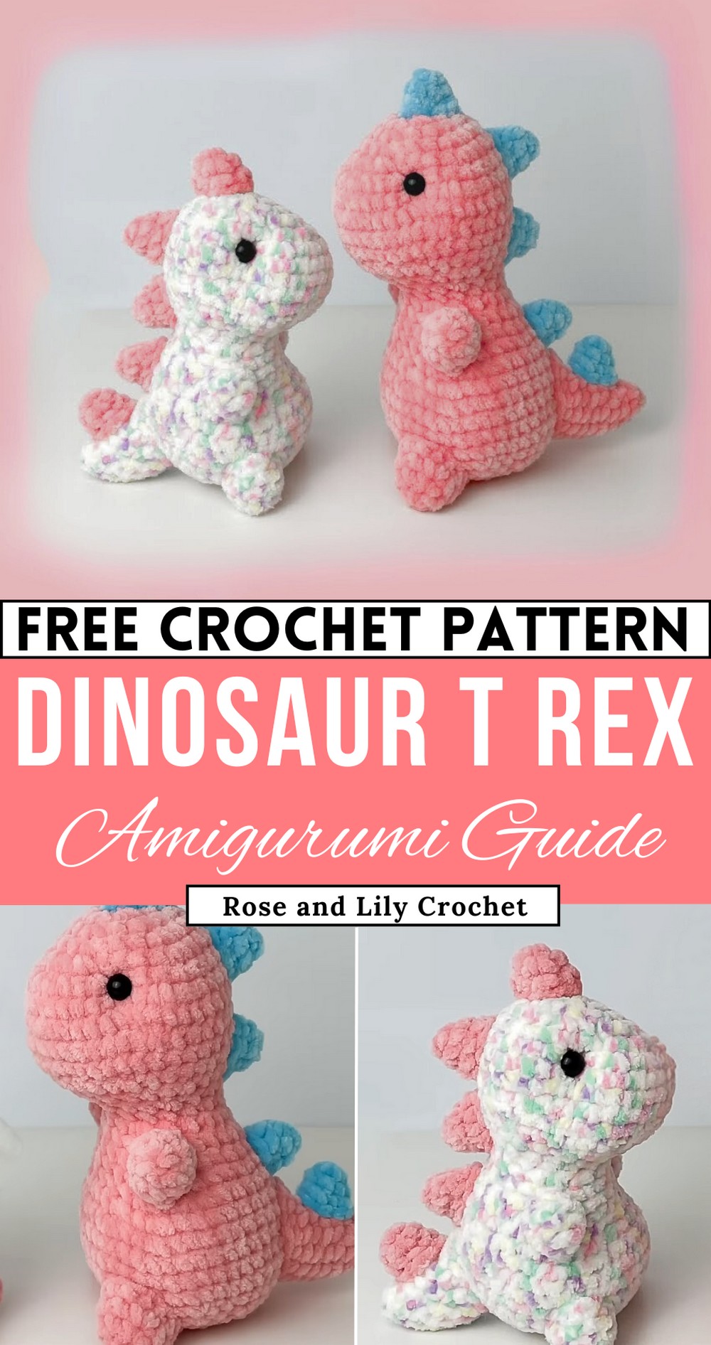 Easy Crochet Dinosaur T Rex