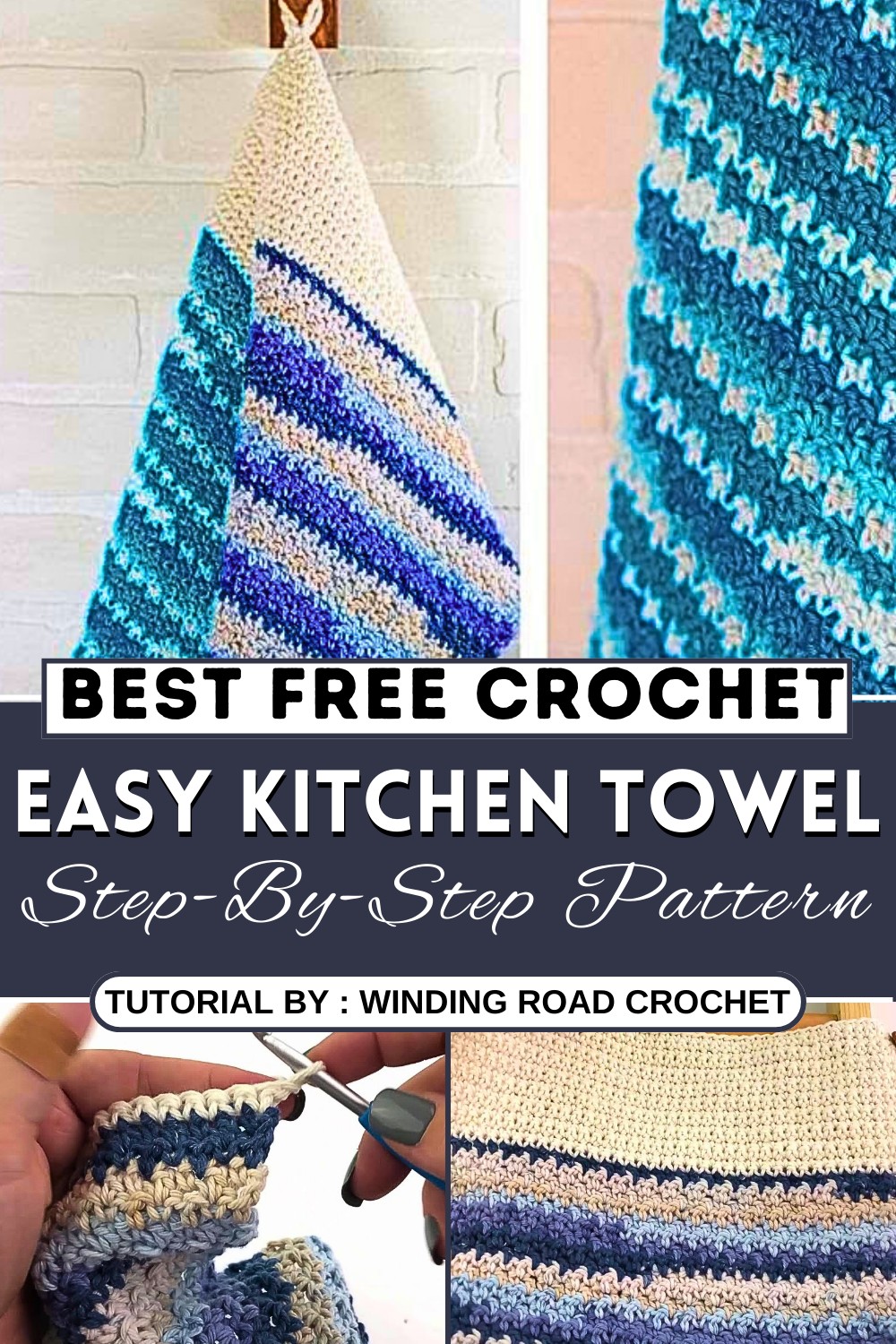 Easy Crochet Kitchen Towel