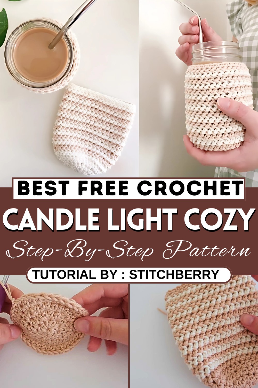 Easy Crochet Tutorial Cute Crochet Drink Coz