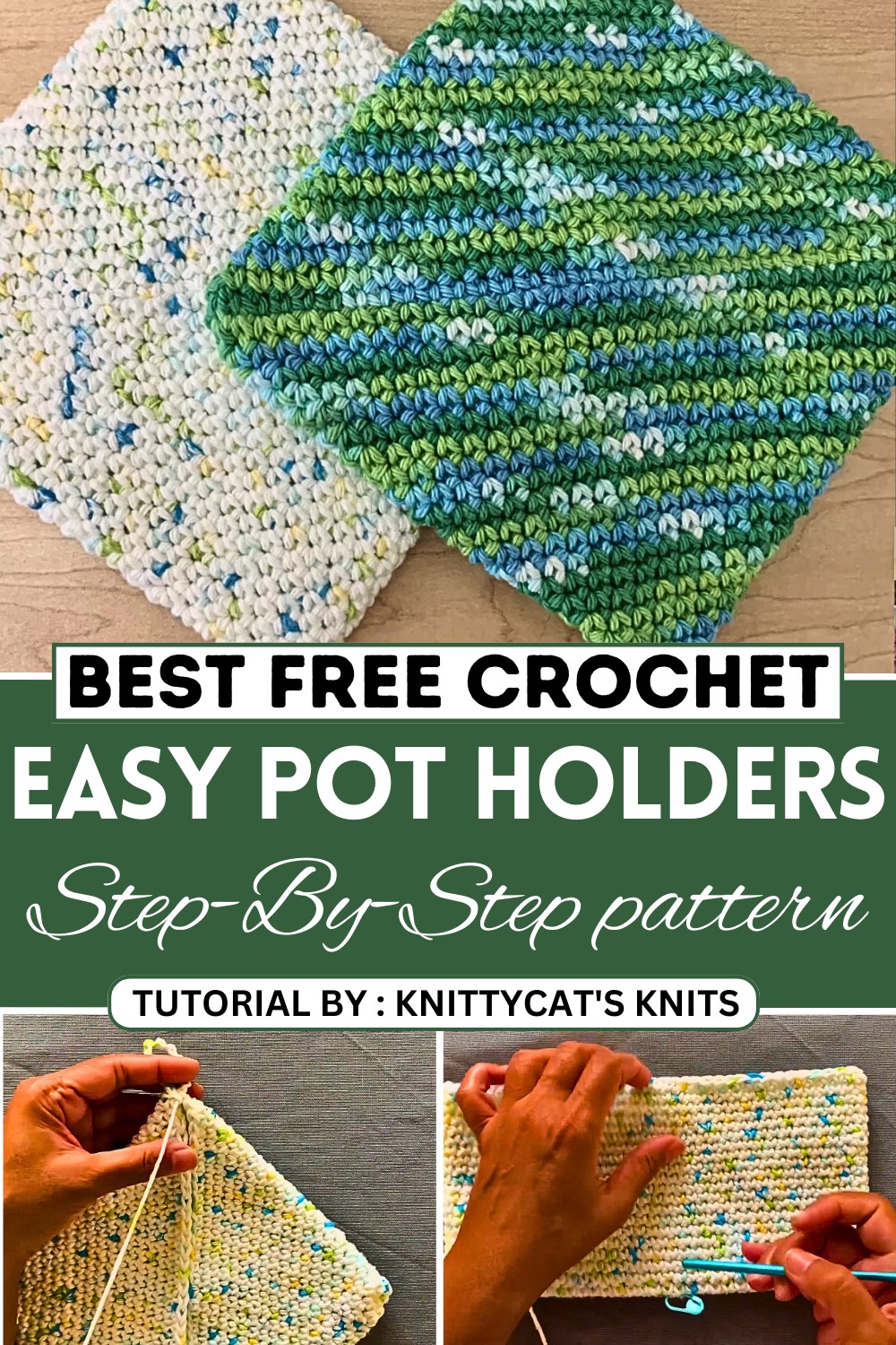Easy Crocheted Pot Holders