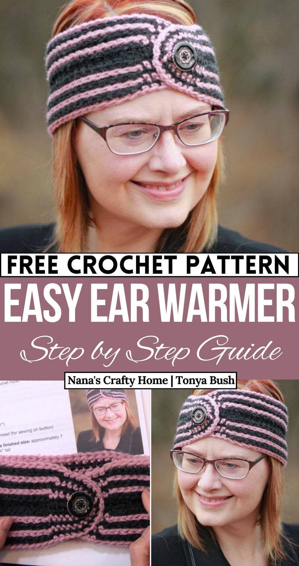 Fast Track Head Wrap Ear Warmer Crochet Tutorial