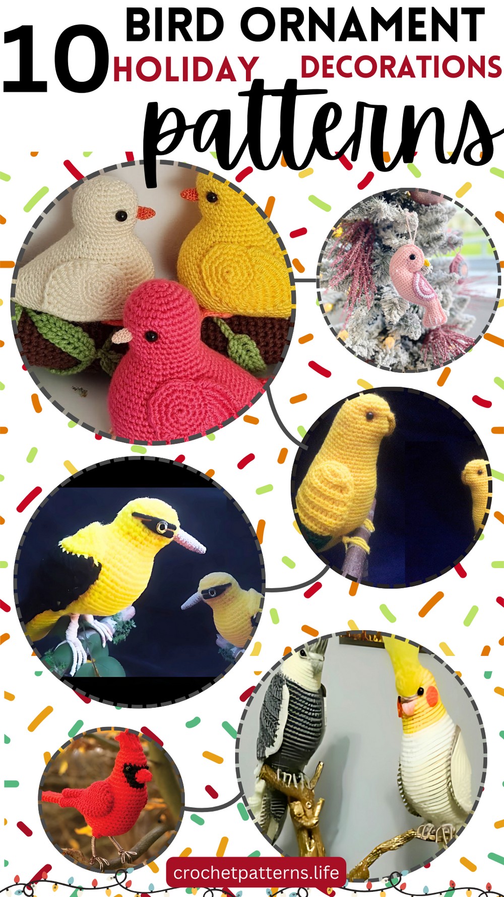 Free Crochet Bird Ornament Patterns