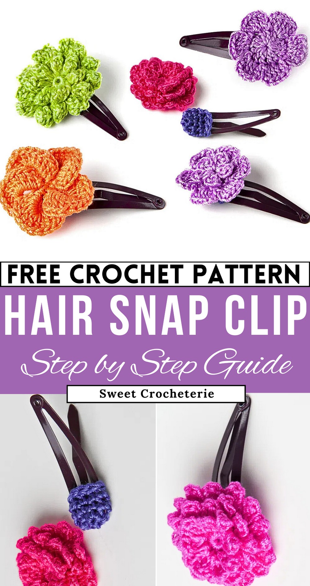 Hair Snap Clip Hat and Flower