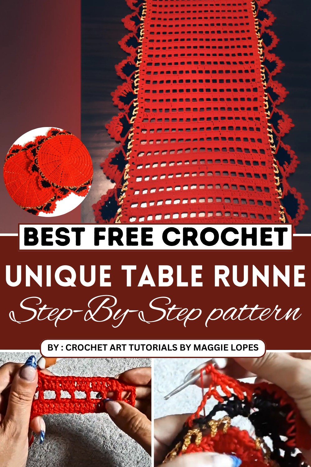 Handcrafted Crochet Table Runners Unique and Timeless Designs