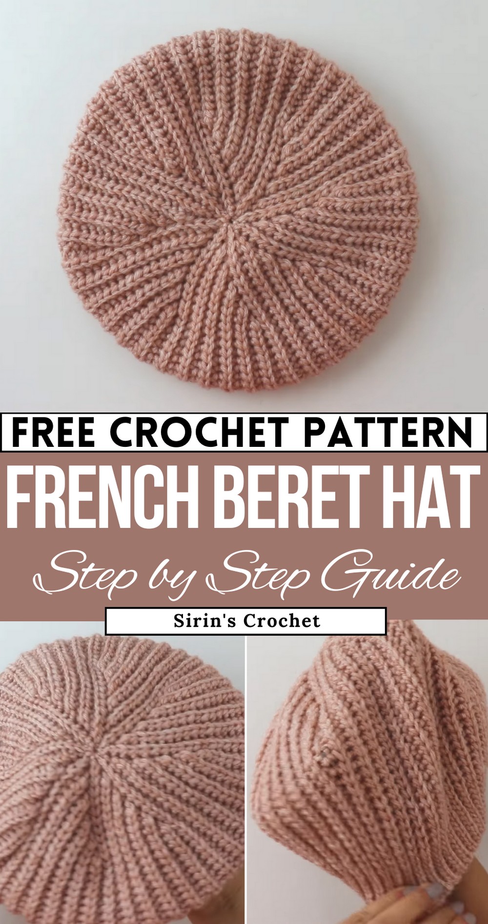 How To Crochet An Easy French Beret Hat