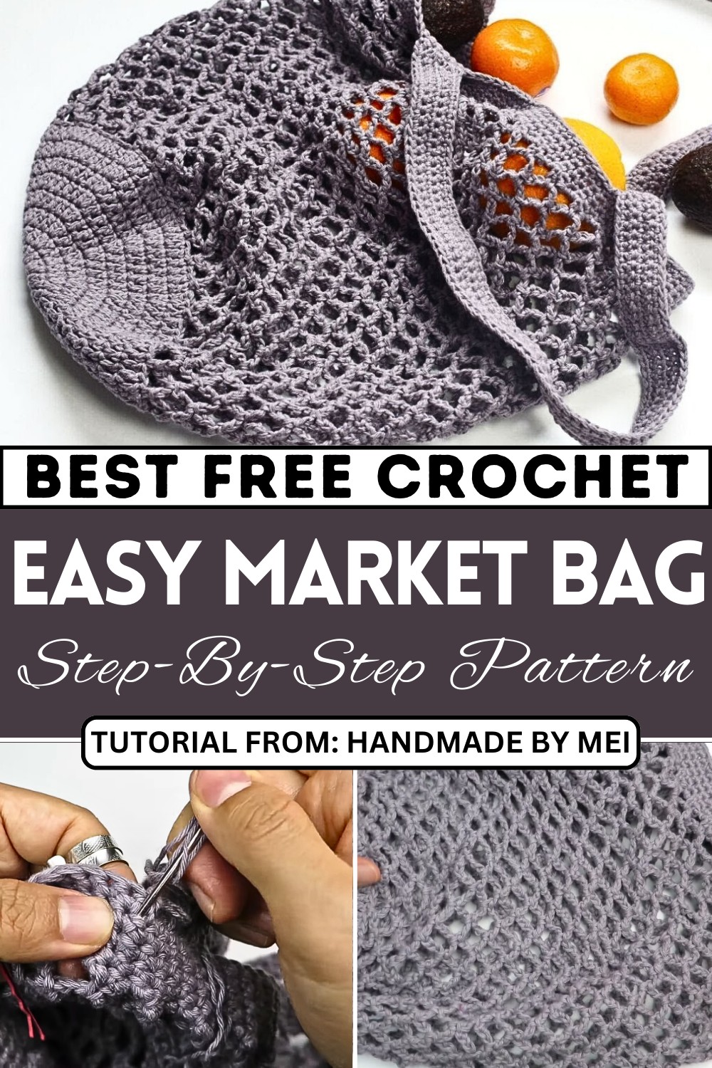 How To Crochet Quick And Easy Market Bag