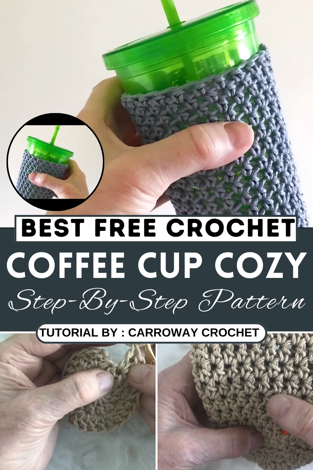 Iced Coffee Cup Cozy