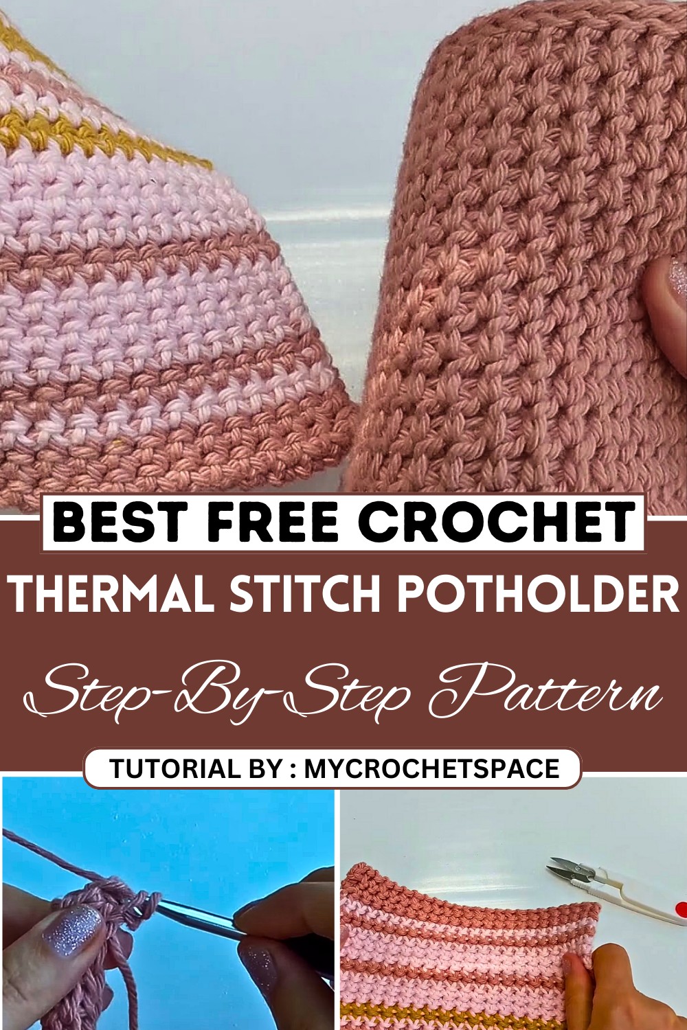 Thermal Stitch Single Crochet - How to Crochet a Potholder
