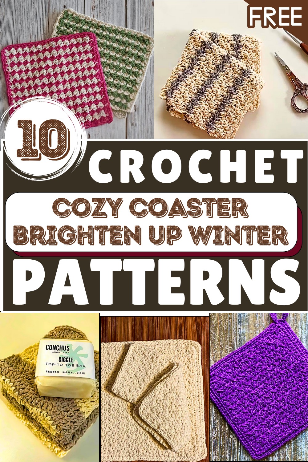 Useful and Stylish Free Crochet Dishcloth Patterns