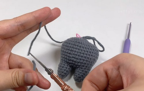 Crochet black cat Free Easy Pattern 3