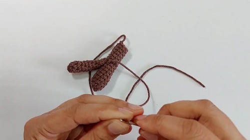 Crochet Christmas Reindeer Beanie Amigurumi 3
