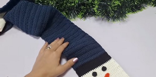 _Crochet Christmas Scarf 4