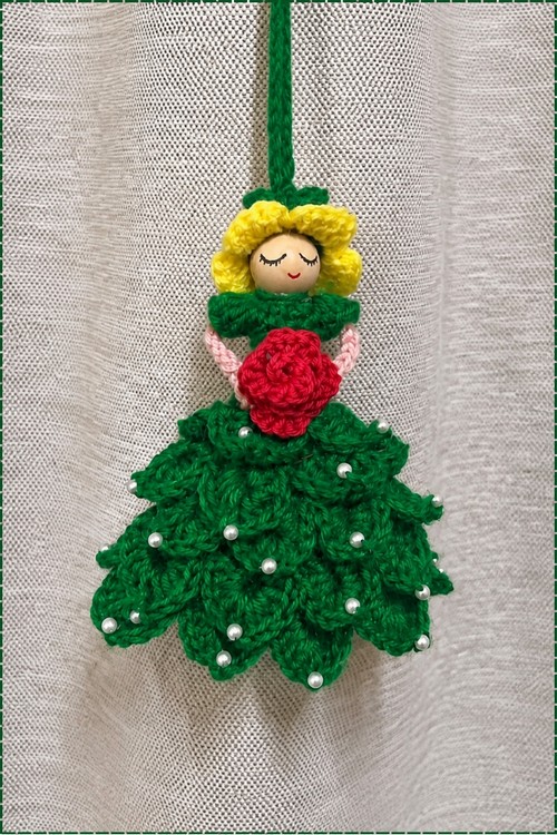 Crochet Angel Ornament amigurumi 5