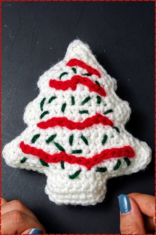 _Crochet Tree Cake 5